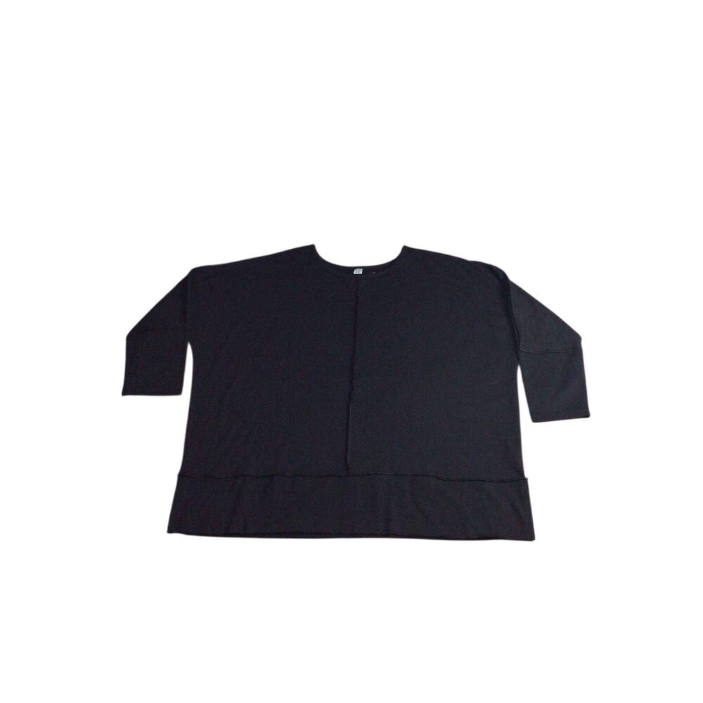 Spanx Dolman Sleeve Perfect Length Top Black 3/4 Sleeve Women Size 1X